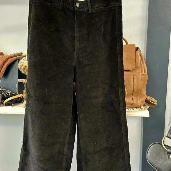 EVERLANE The Sailor Pant in Corduroy Black Size Size 6 - Picture 5 of 8
